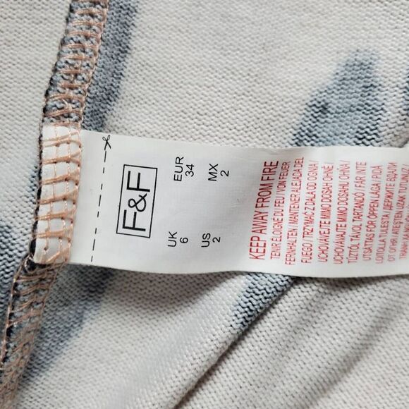 F&F Casual Collection Women’s Pink Leopard Print 3/4 Sleeve Top Size US 2 - Picture 6 of 8